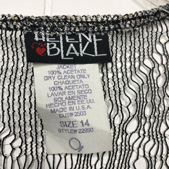 NWT Helene Blake open front lace cardigan. Size 14 - Picture 7 of 7